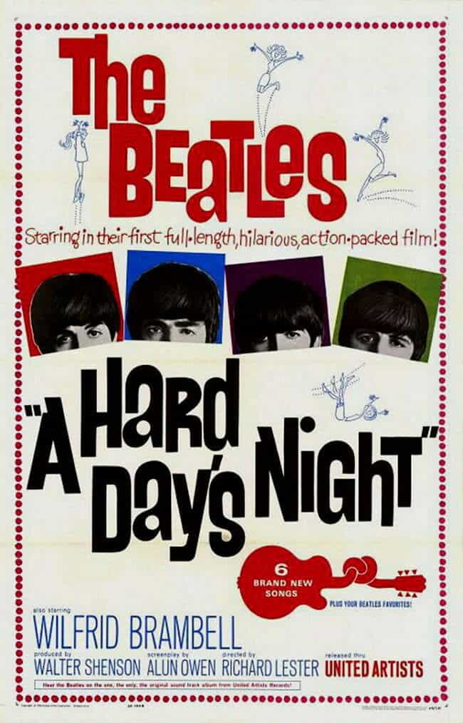 La filmographie des Beatles : A hard day's night