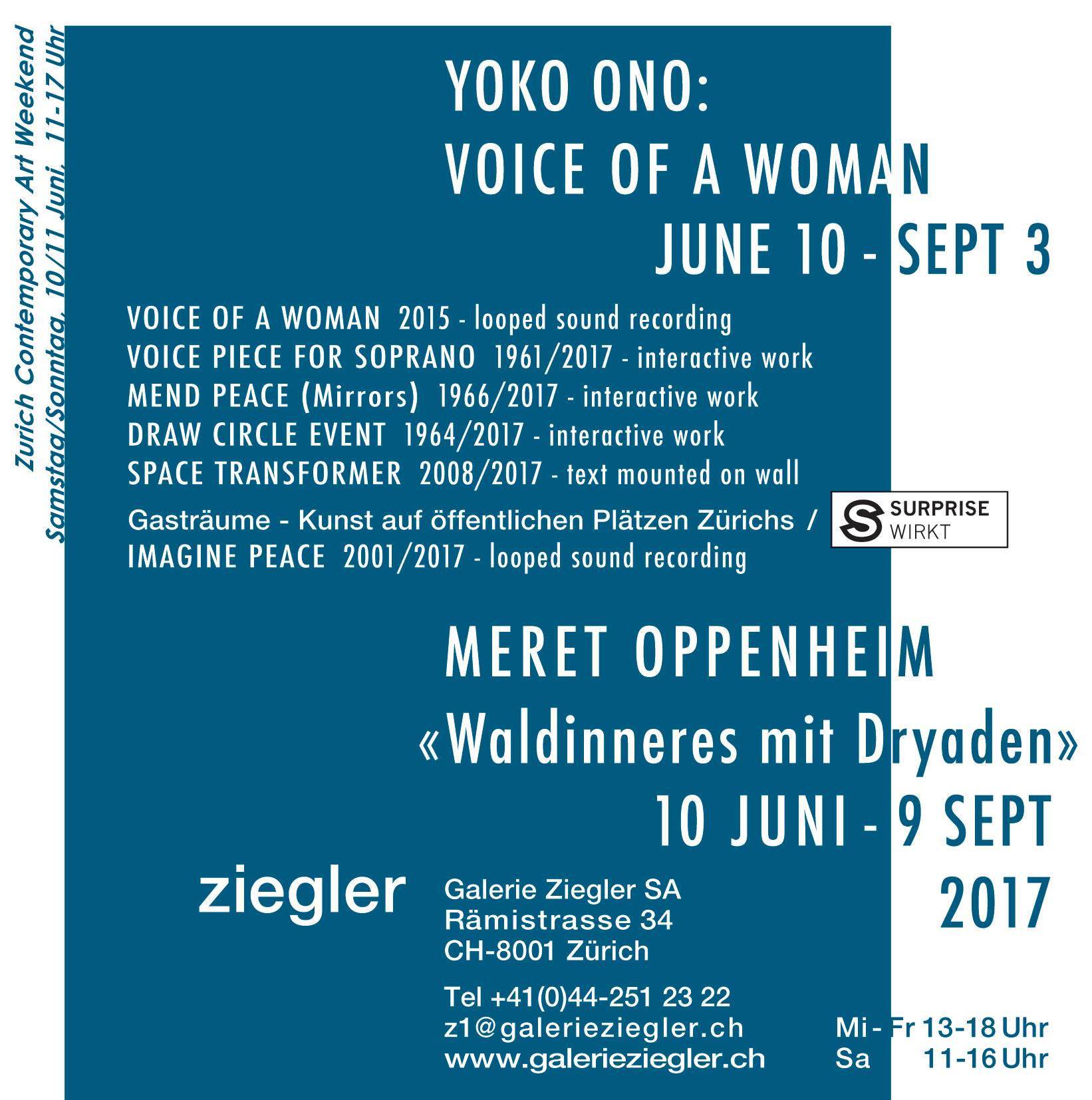 Yoko Ono à l'honneur en Suisse - Ludovic DANTENY