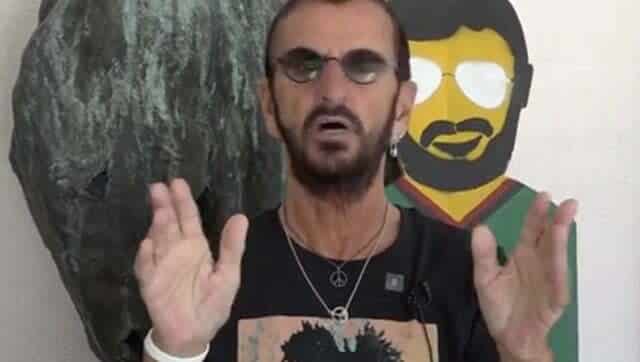 Ringo Starr impatient de célébrer son anniversaire ! #ringoStarr #loveandpeace
