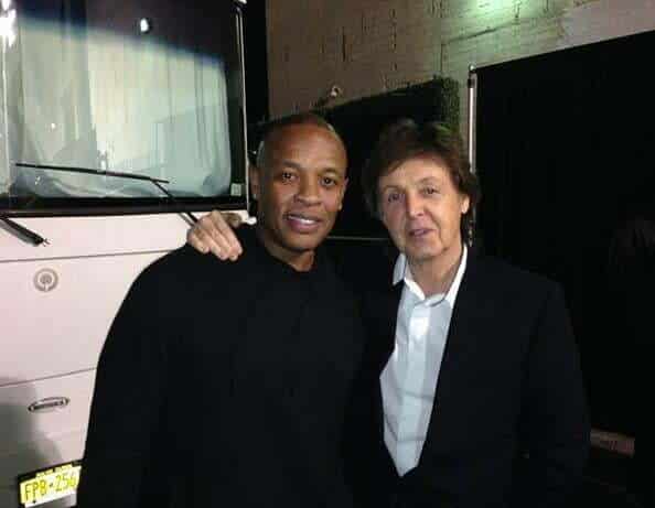 Dr. Dre a partagé une photo de lui avec Paul McCartney, et a appelé l'ancien membre des Beatles "un de mes héros".