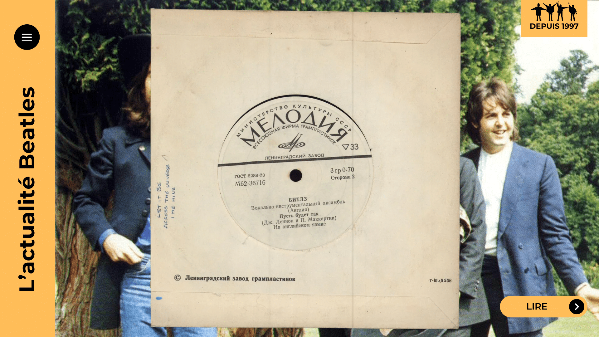 Across the Universe : née d’une insomnie de John Lennon, devenue mantra Beatles et chanson aux multiples versions (WWF, Let It Be, Naked), jusqu’à son envoi dans l’espace par la NASA. Plongez dans l’histoire complète.