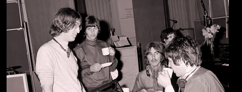 Les beatles en 1968