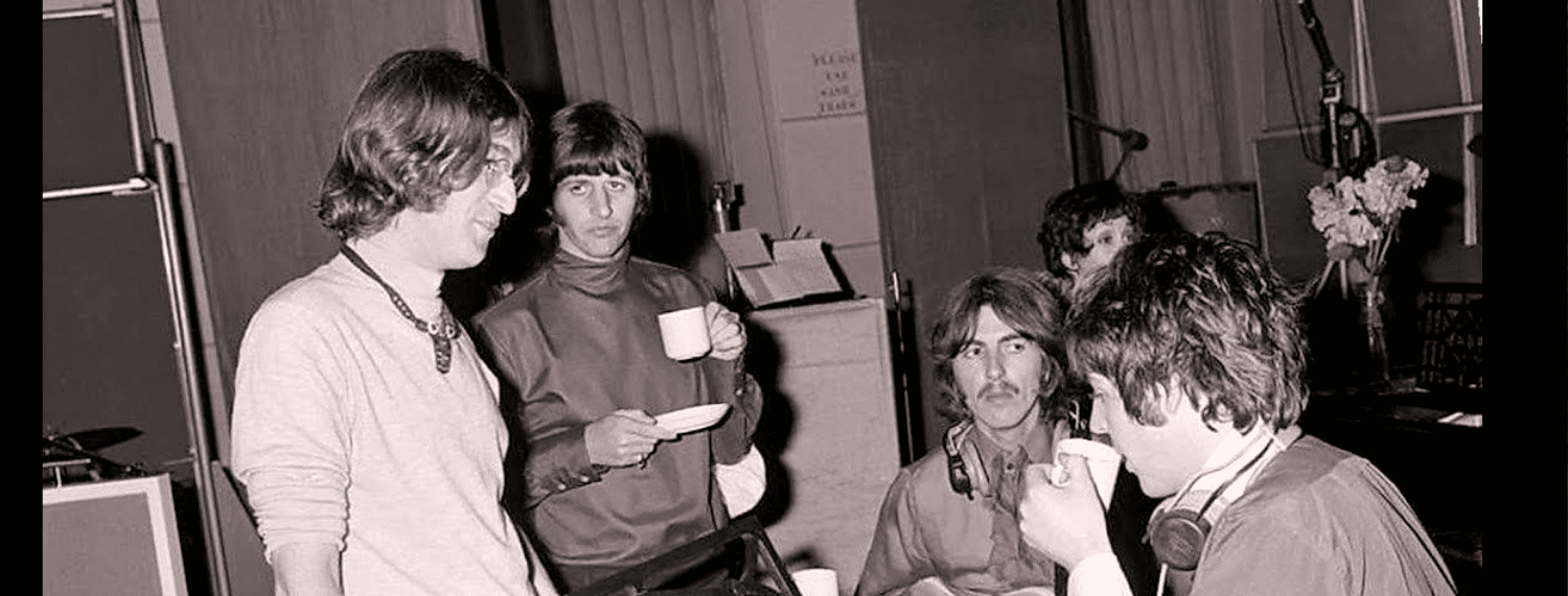 Les beatles en 1968