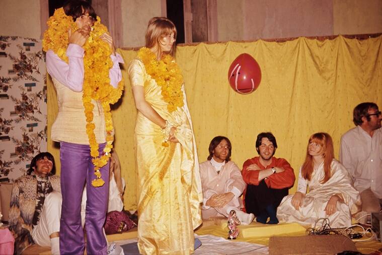 George et Patti Harrison en inde