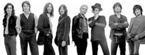 Les Rolling Stones et les Beatles
