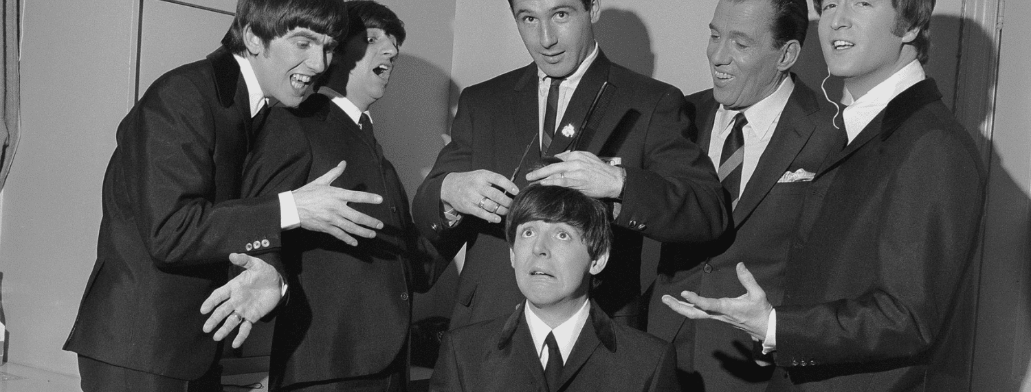 Les Beatles et leur célèbre coupe de cheveux