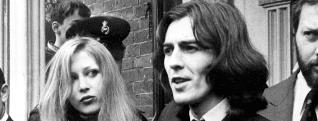 George Harrison et son épouse Pattie Boyd en 1969