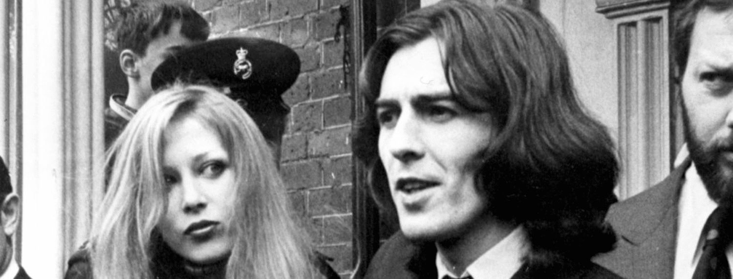 George Harrison et son épouse Pattie Boyd en 1969