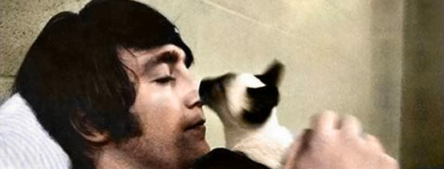 John Lennon et son chat
