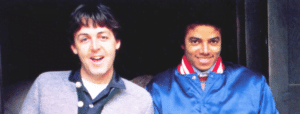 Paul McCartney et Michael Jackson