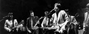 Paul McCartney sur scène avec Pete Townshend