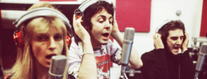 Paul McCartney lors de l'enregistrement de Wild Life