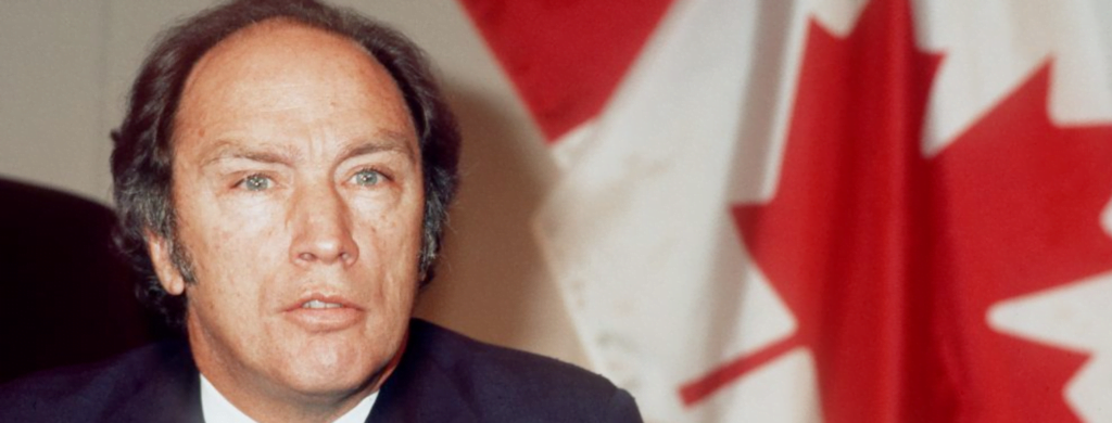 Pierre Trudeau, le prmeier ministre du canada