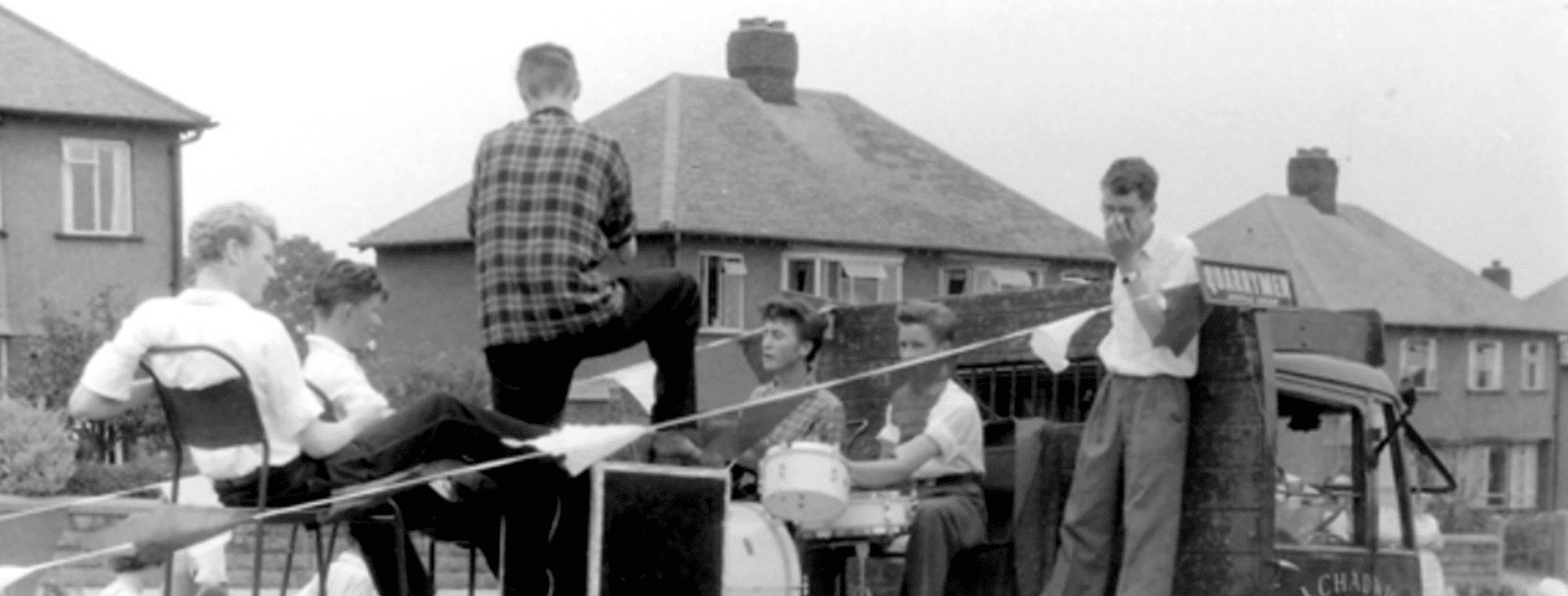 Une batterie des Quarrymen en vente