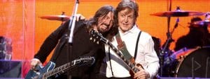 Quand Dave Grohl a-t-il rencontré pour la prmeière fois Paul Mccartney ?