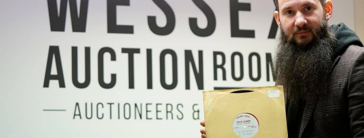 Vente d'un disque rare des Beatles