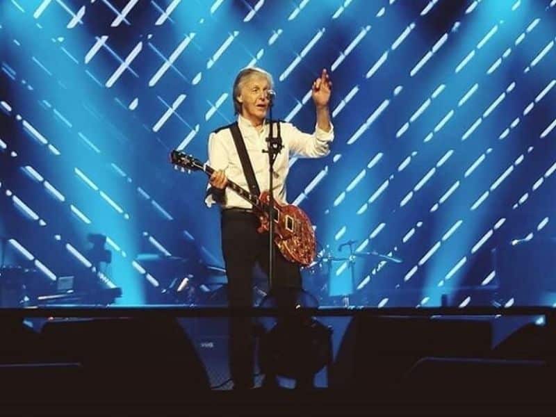 Quelles sont les chansons chantées par Paul Mccartney sur scène, en concert