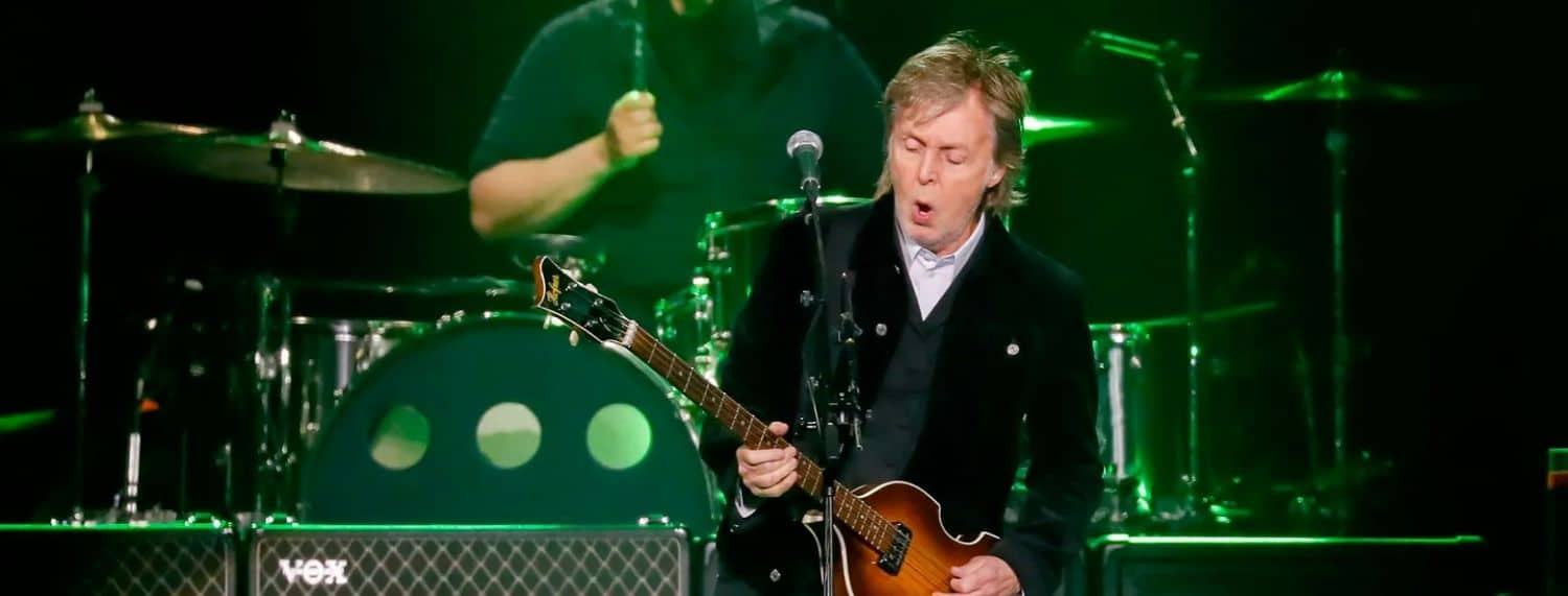Quelles sont les chansons interprétées par Paul Mccartney en concert ?