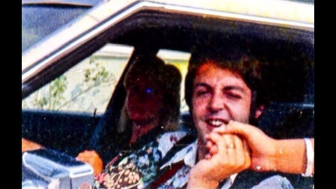 McCartney à la ferme de Junior en 1974.