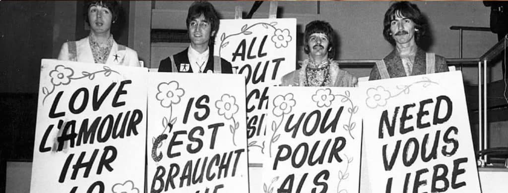 La mystérieuse chanteuse de la chanson des Beatles "All You Need Is Love".