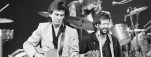 Pattie Boyd a déclaré que George Harrison et Eric Clapton étaient "incapables de communiquer leurs sentiments dans une conversation normale".