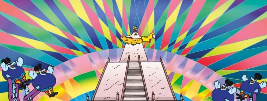 Exposition Beatles Yellow Submarine Musée de la jetée de Windermere