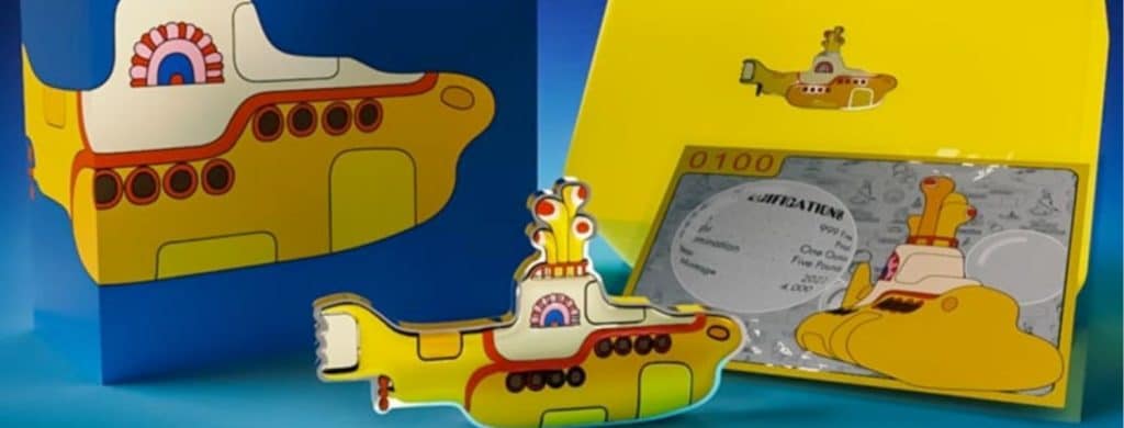 Pièces de collection à l'effigie de "The Beatles - Yellow Submarine" disponibles dès à présent