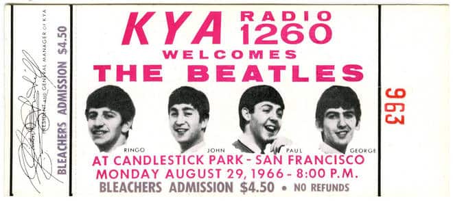 Les Beatles au Candlestick Park
