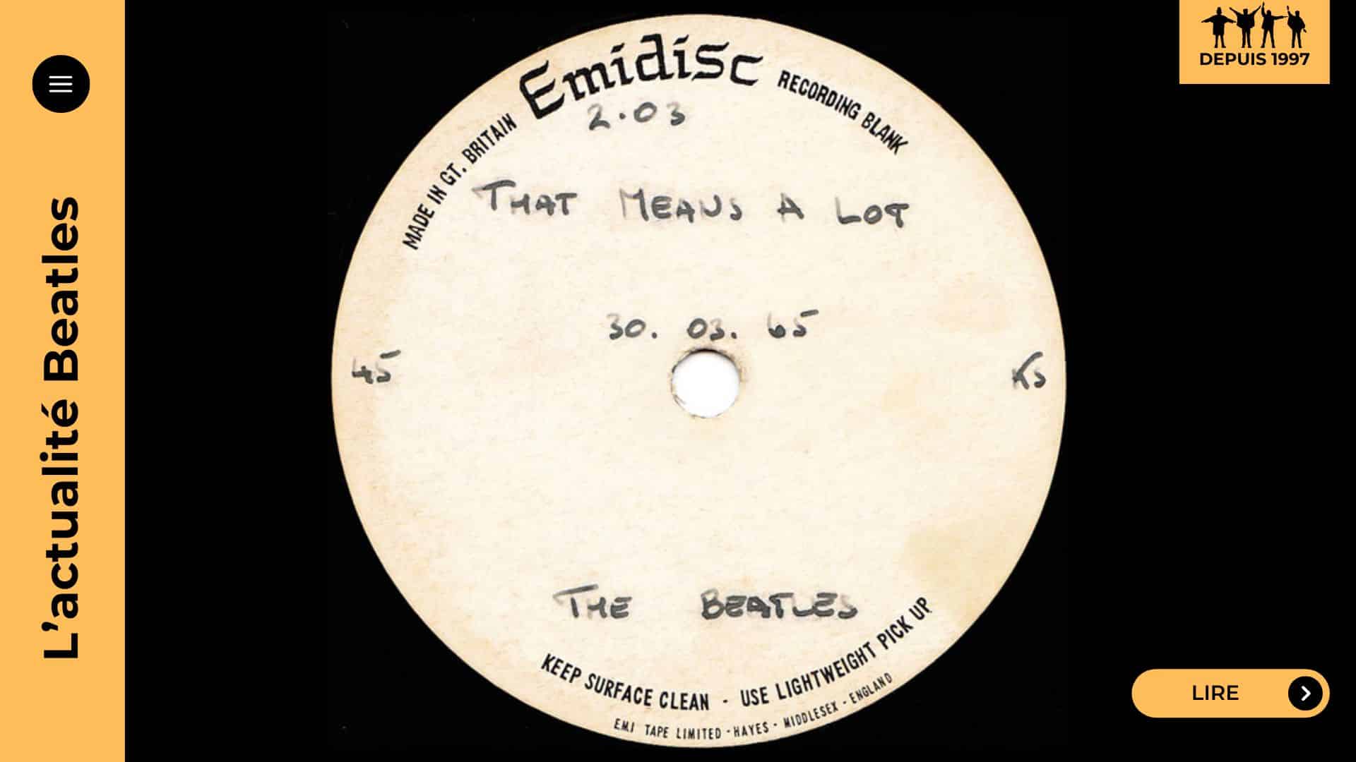 Pourquoi les Beatles ont abandonné « That Means a Lot » et comment P.J. Proby en a fait un succès discret avec l’aide de George Martin.