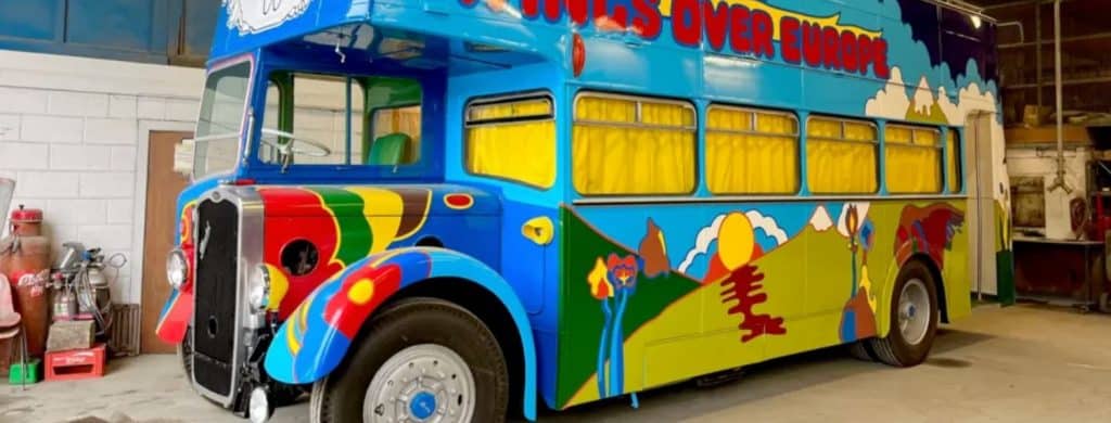 Le bus de tournée Wings de Paul McCartney de 1972 restauré