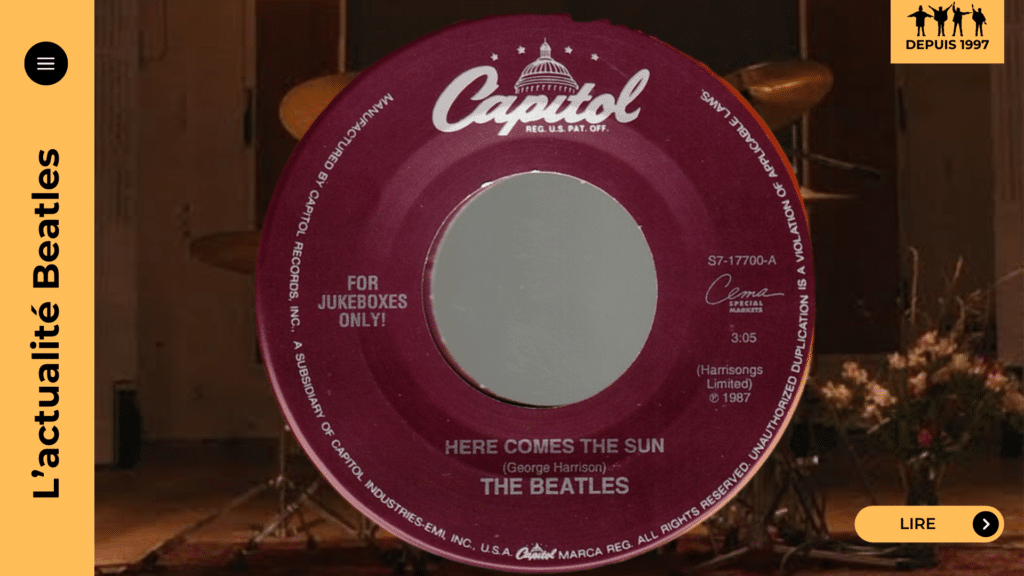 Here Comes the Sun : l’été 1969, Harrison respire, Ringo raconte, et les Beatles se révèlent sans Lennon. Plongée dans l’enregistrement, les détails de studio et la bascule d’Abbey Road. À lire maintenant.