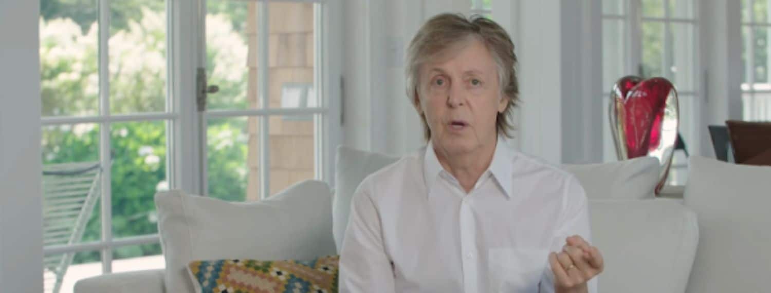 PAUL MCCARTNEY PARLE DU "SAC SACRE" DES STUDIOS D'ABBEY ROAD DANS LA BANDE-ANNONCE D'UN DOCUMENTAIRE