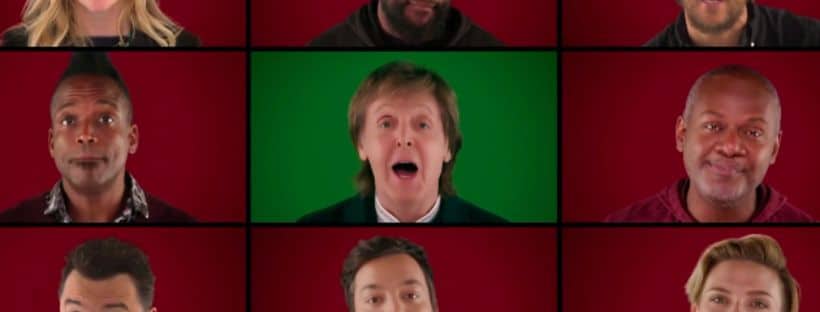 Regardez Paul McCartney, Matthew McConaughey, Reese Witherspoon et d'autres chanter "Wonderful Christmastime".