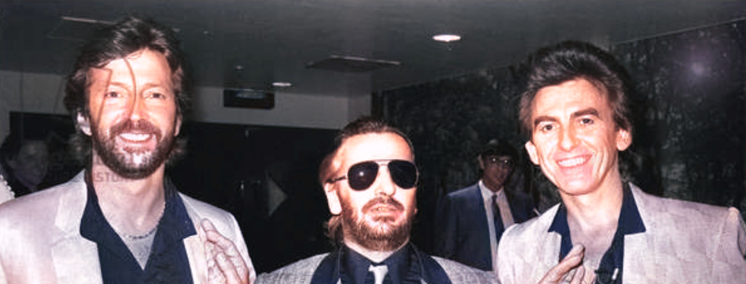 George Harrison a déclaré que regarder Eric Clapton était "comme se regarder soi-même".