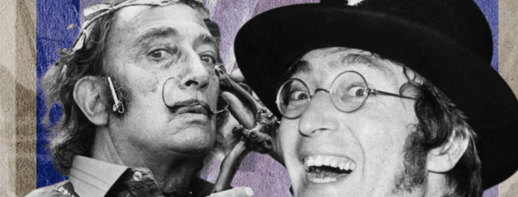 Le moment où John Lennon a rencontré Salvador Dali