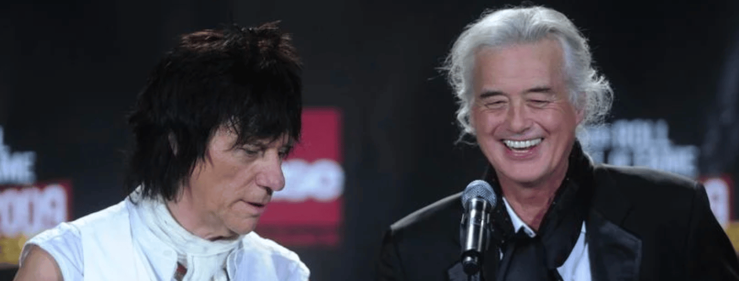 Lorsque Vic Reeves, Jimmy Page et Paul McCartney ont joué "I've Got a Lovely Bunch of Coconuts" au mariage de Jeff Beck.