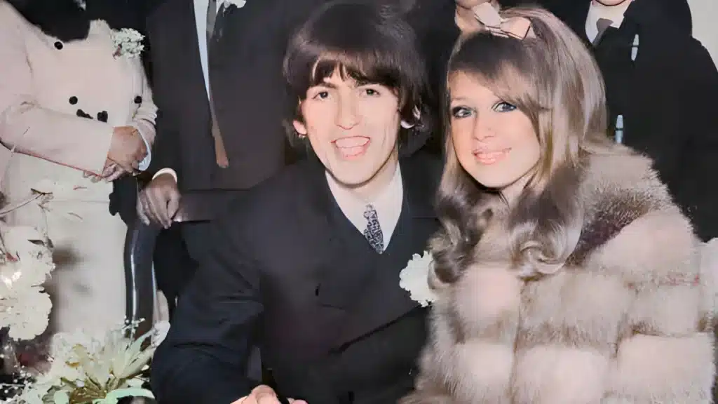 George Harrison a rencontré sa femme adolescente sur le tournage du premier film des Beatles.
