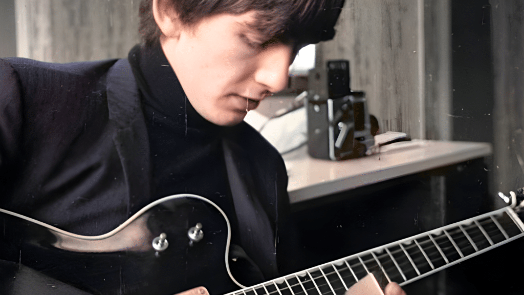Sur quelle chanson George Harrison s'est-il appuyé pour apprendre la guitare slide ?