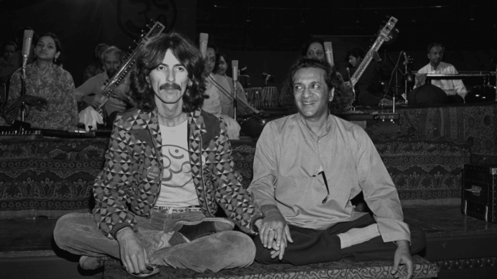 "Plongez dans l'univers spirituel de George Harrison 🌟, ex-Beatle, et découvrez comment sa spiritualité a influencé ses chansons