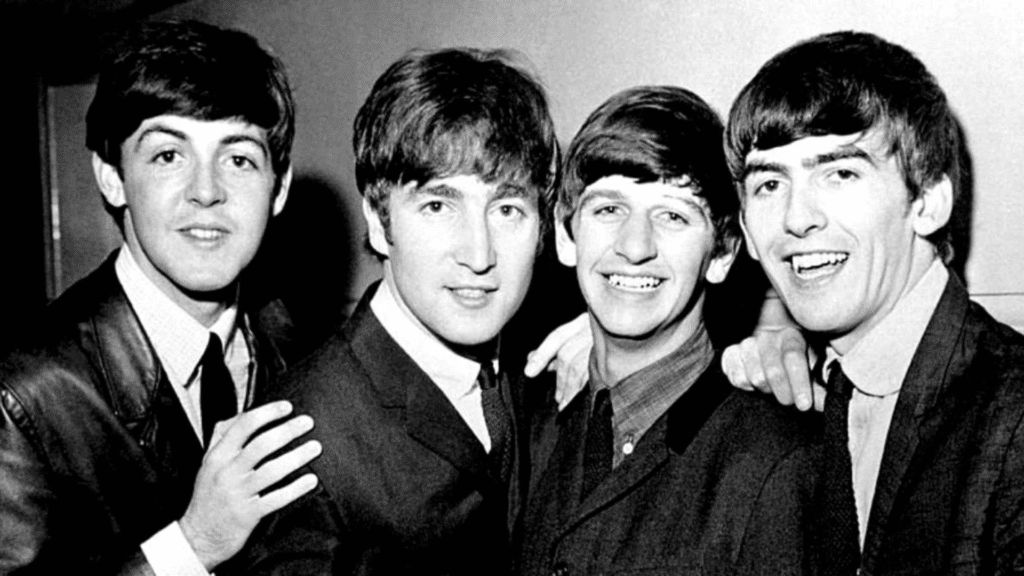 Les Beatles en concert à l'école privée en 1963