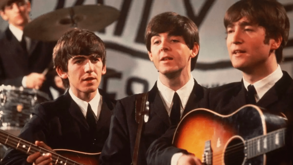 Les Beatles en concert en 1963