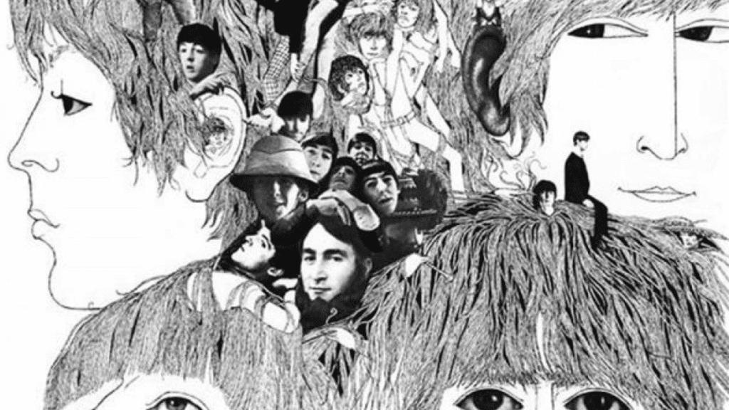 Pochette de l'album Revolver des Beatles"