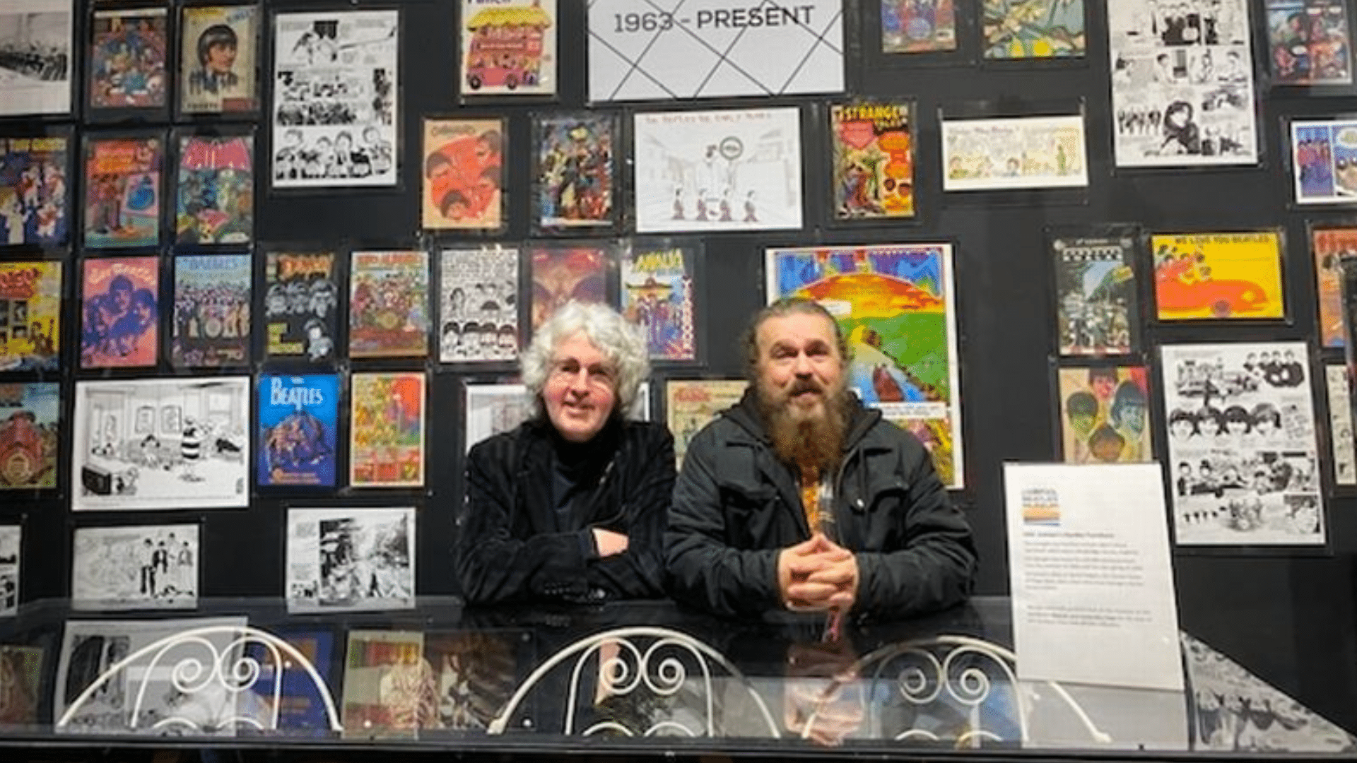 Exposition sur l'influence des Beatles dans la bande dessinée