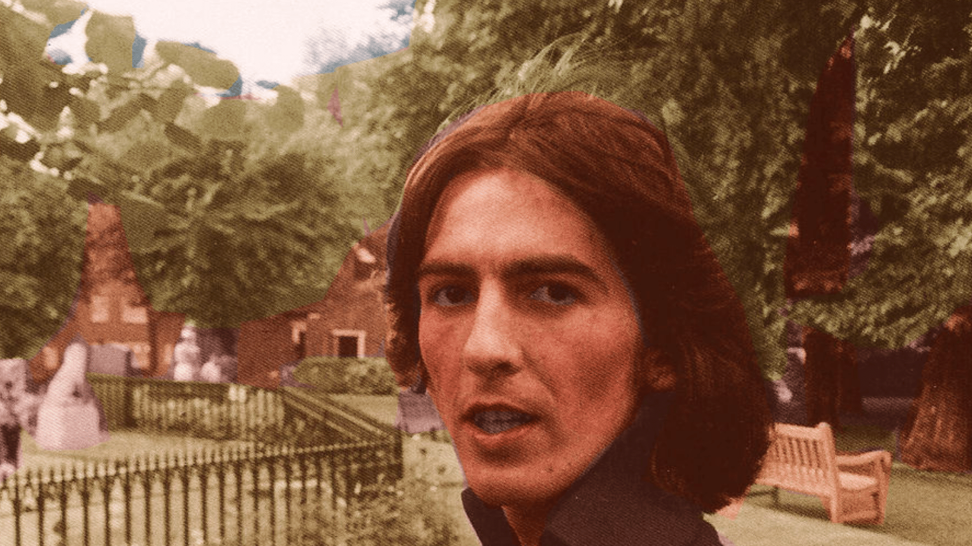 George Harrison lors de son intronisation au Rock & Roll Hall of Fame