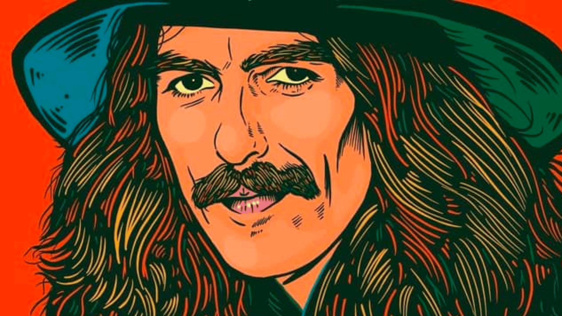 George Harrison moquant d'autres stars du rock