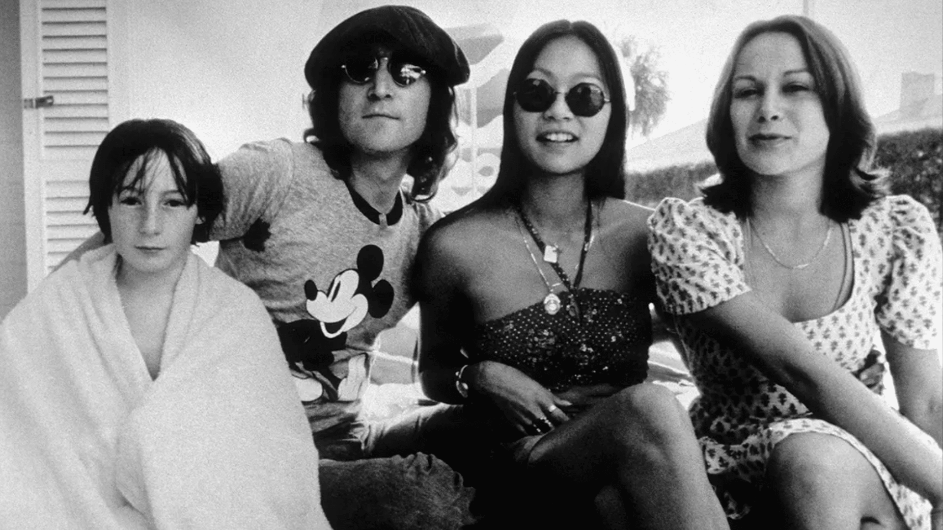 May Pang, John Lennon et Yoko Ono ensemble