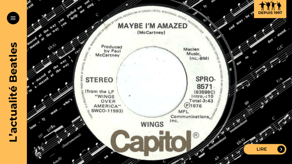 Maybe I’m Amazed : née en 1970 dans l’après-Beatles, dédiée à Linda, puis consacrée sur scène. Pourquoi George Harrison l’a saluée si tôt, et comment cette confession est devenue un hymne. À lire.