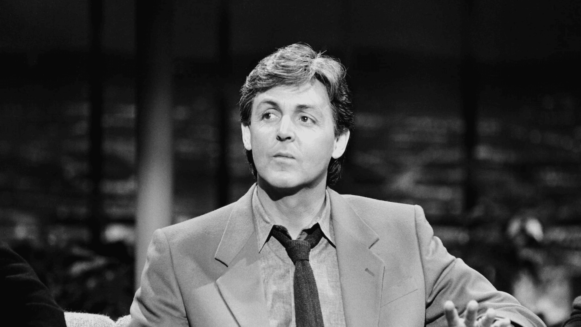 Paul McCartney et David Gilmour sur scène