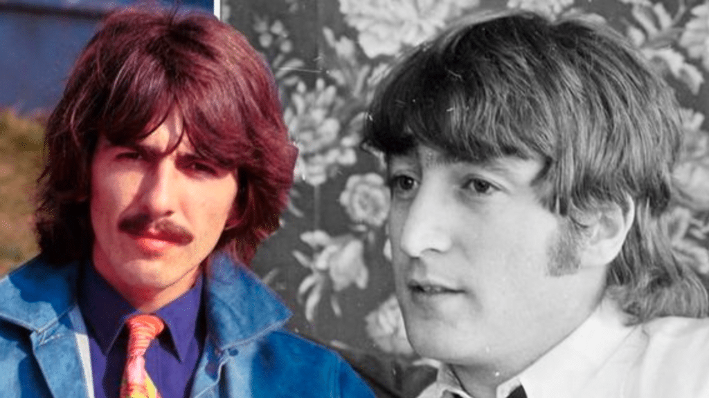 George Harrison rendant hommage à John Lennon