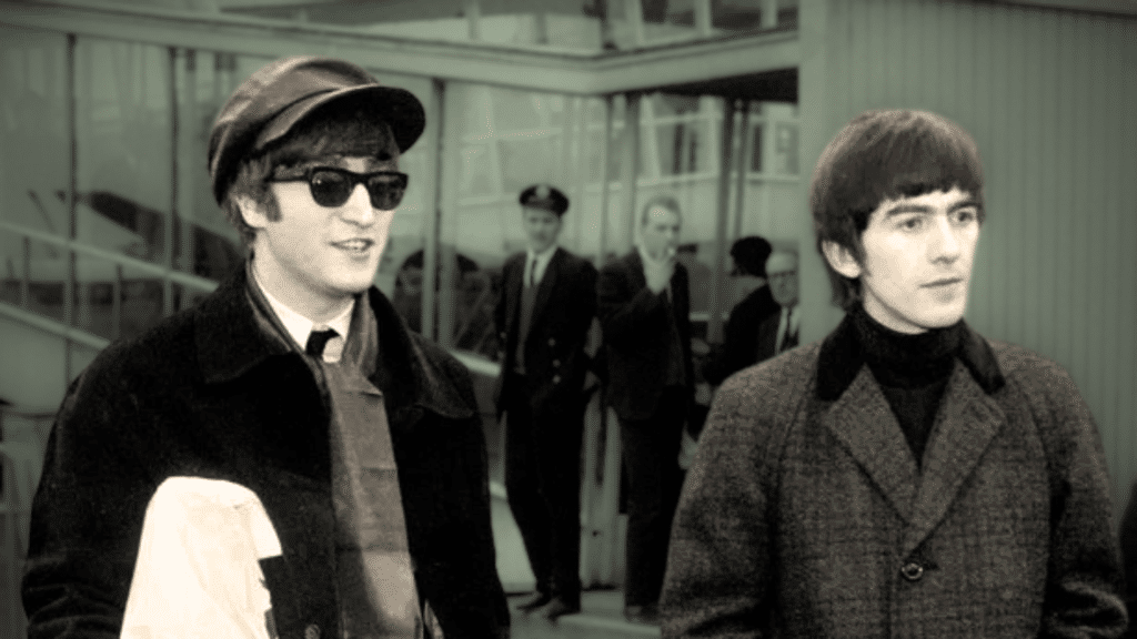 George Harrison rendant hommage à John Lennon